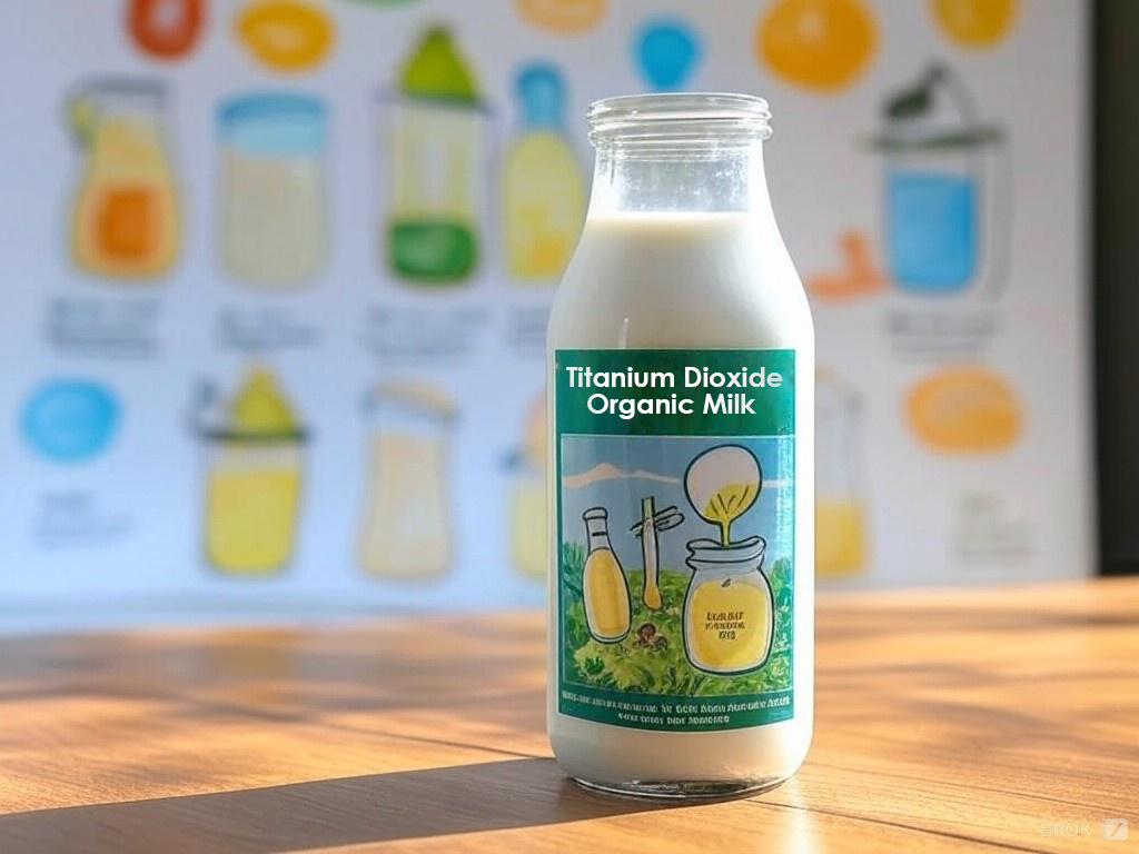 Titanium Dioxide Organic Milk